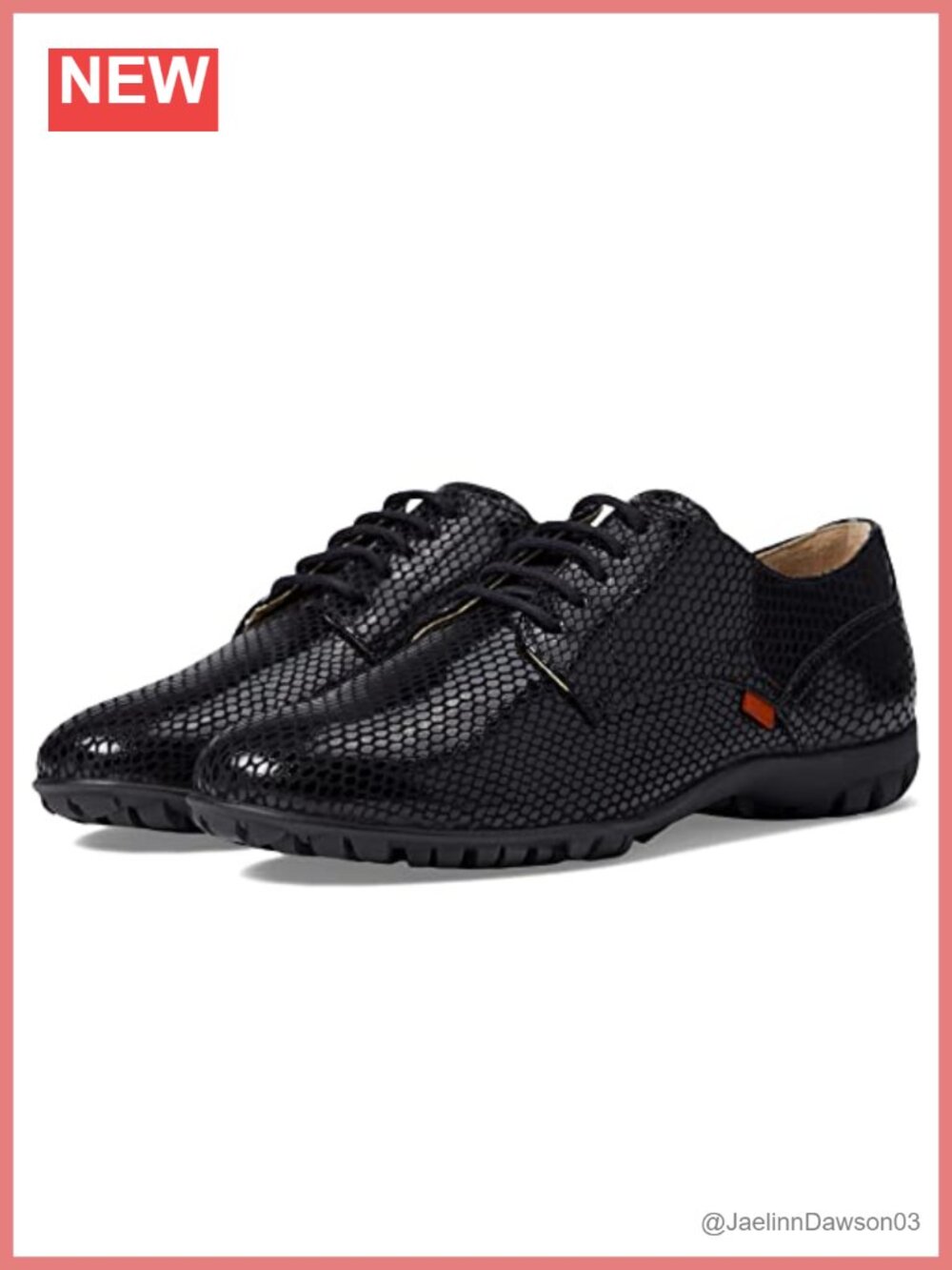 Women's Leather Golf Shoes Lace-Up Athletic Comfort